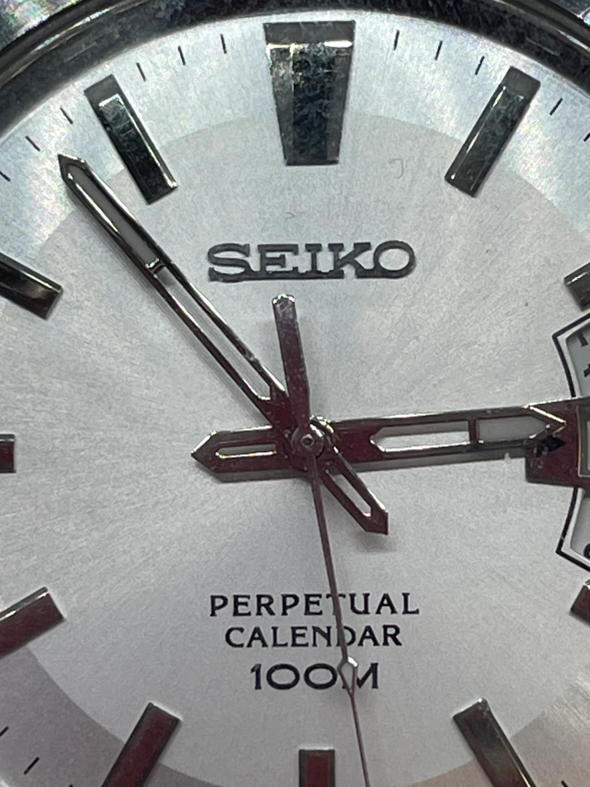 Raro Relógio Seiko SNQ129P1 Calendário Perpétuo 6A32 zafiro 100 m raro Japão importação Europa – photo 14